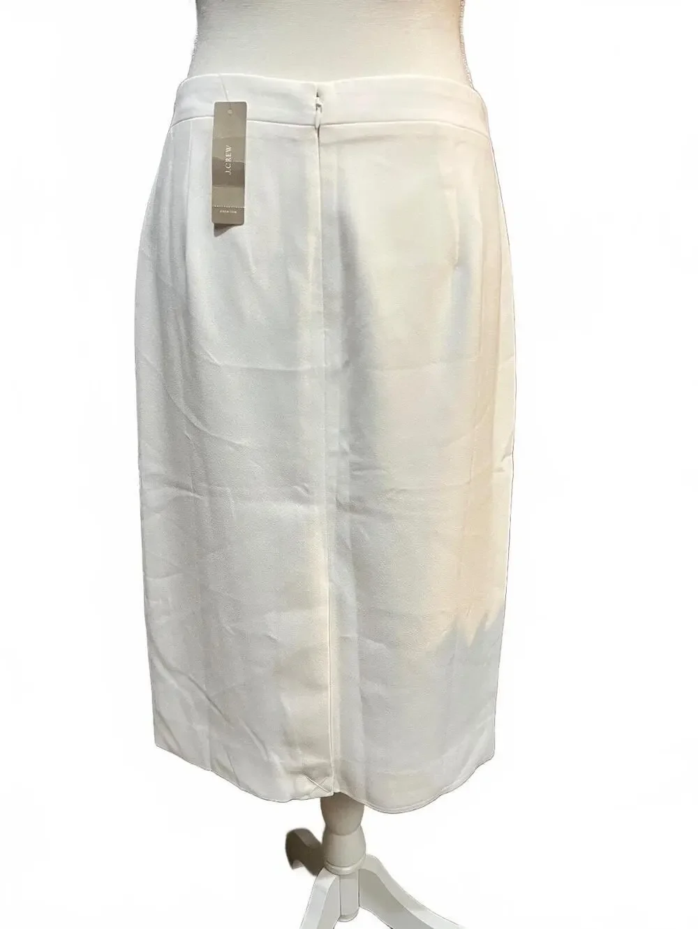 J.Crew Ivory Pencil Preppy Officecore NWT-Size 6